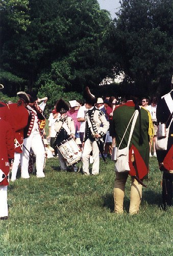 British Occupation Weekend, Colonial Williamsburg, 2000